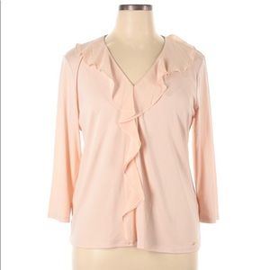 Calvin Klein 3/4 Sleeve Blouse Size XL